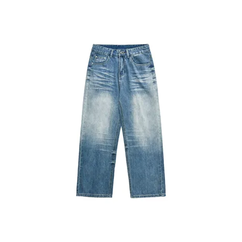 F.K.V.A Jeans Unisex Blue