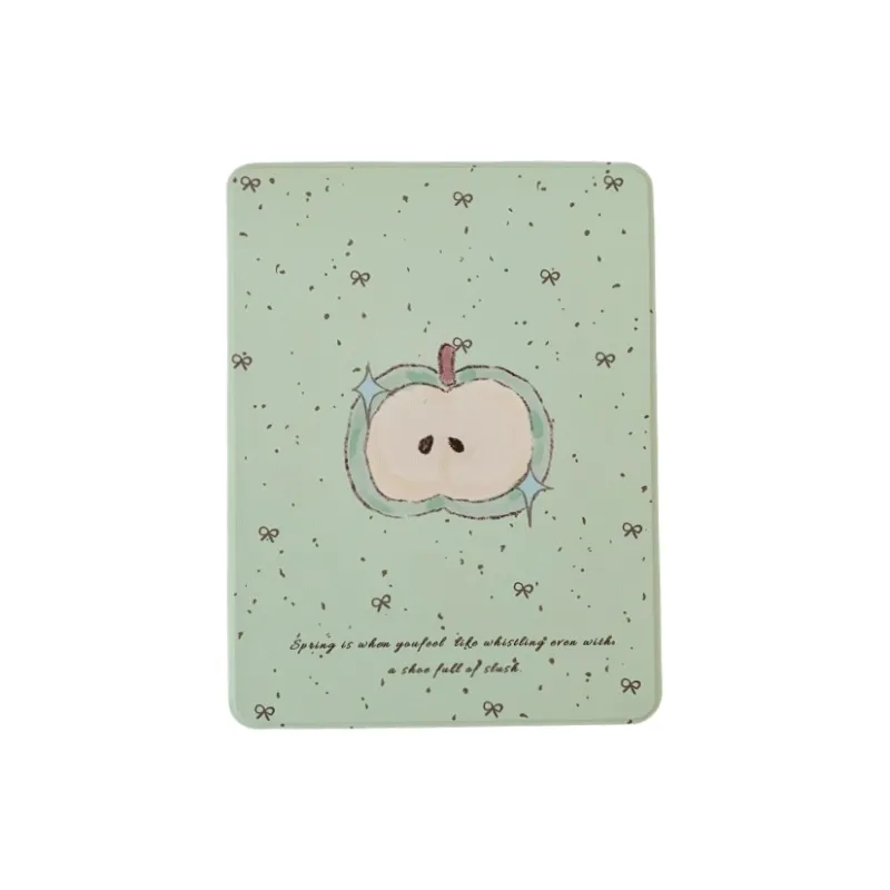SHANGHUI Green Apple Bowknot Suitable For IPad Pro 2020/2021/2022 Full Screen Tablet Protective Cases-0