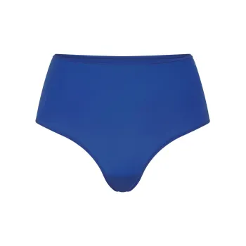 SKIMS FITS EVERYBODY HIGH-WAISTED THONG Underpants Women's 1 Pack SAPPHIRE/Sapphire