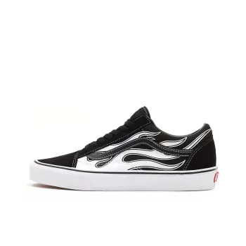 Old Skool Vans 'Flame Black White'