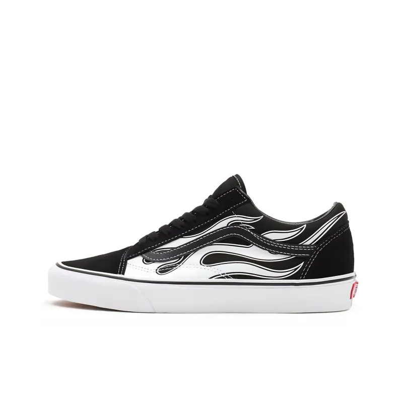 Vans Old Skool 'Flame Black White'-0