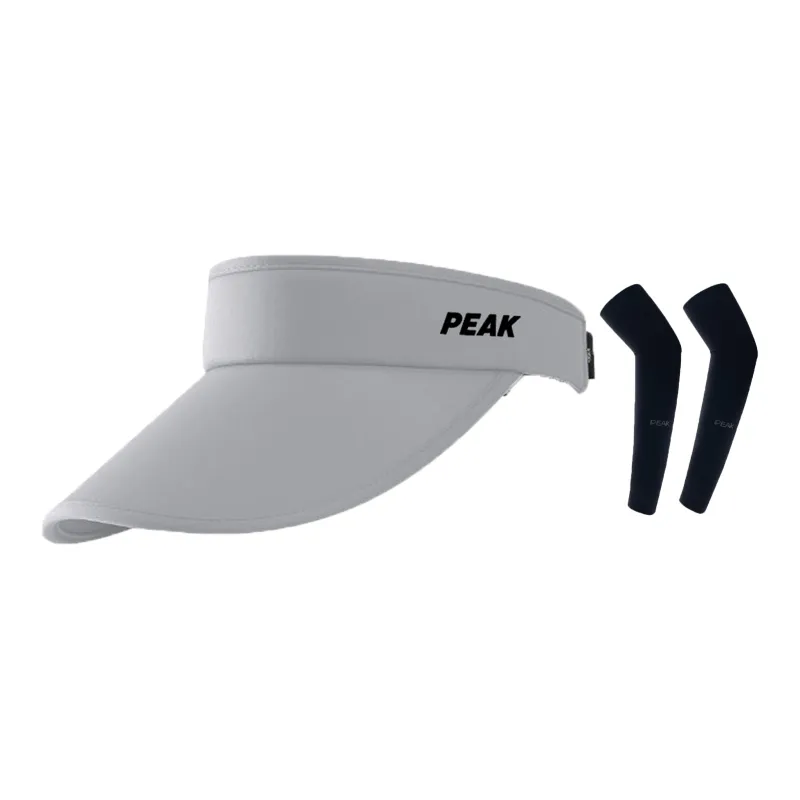 PEAK Double Layer Polyester PVC Sun Protection Hats Unisex Black, Dark Gray-7