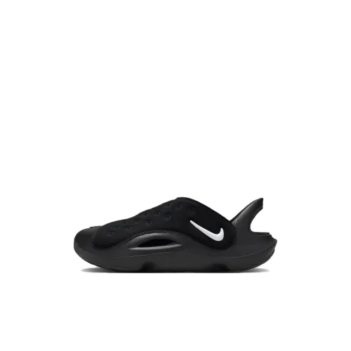 Nike Aqua Swoosh Sandal PS 'Black'