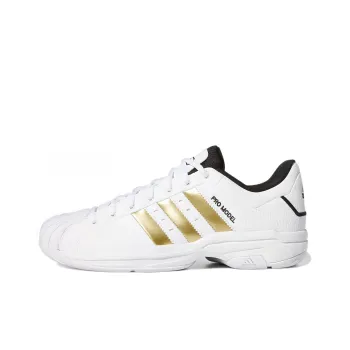 Adidas Pro Model 2G Low 'White Gold Metallic'
