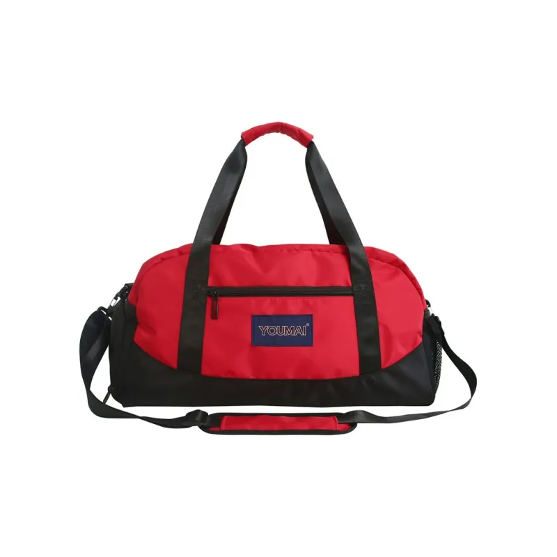 NIGEER Nylon Travel Bag Gym Bag Large Size Unisex Black/Red/Fruit Green/Pink/Khaki/Yellow/Army Green-1