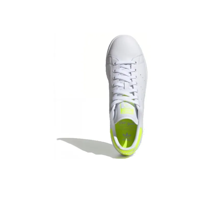 Adidas Stan Smith White Neon Yellow-4