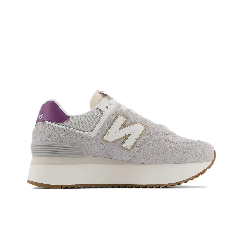New Balance 574 'Grey Purple White' Women's-1