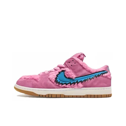 Grateful Dead x Nike Dunk SB 'Bears Pack' Slip Resistant Coverage Low Top Skateboard Shoes Unisex Blue Pink