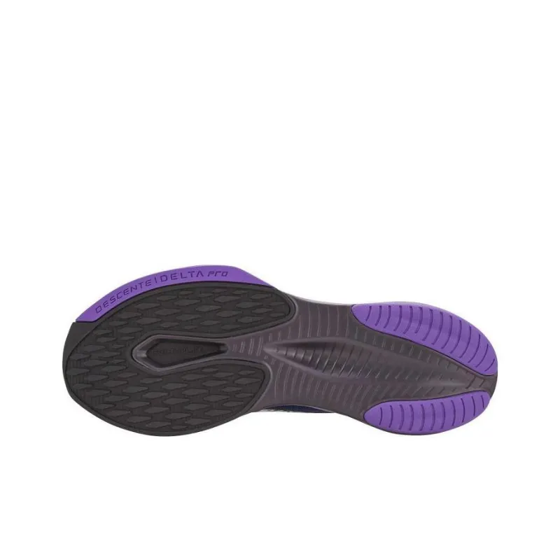 DESCENTE Cushioning, Wear Resistant Low Top Running Shoes Unisex Purple-4