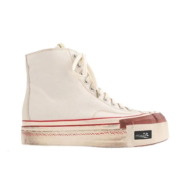 Visvim Skagway Hi G.Patten Platform Shoes Men's White-1