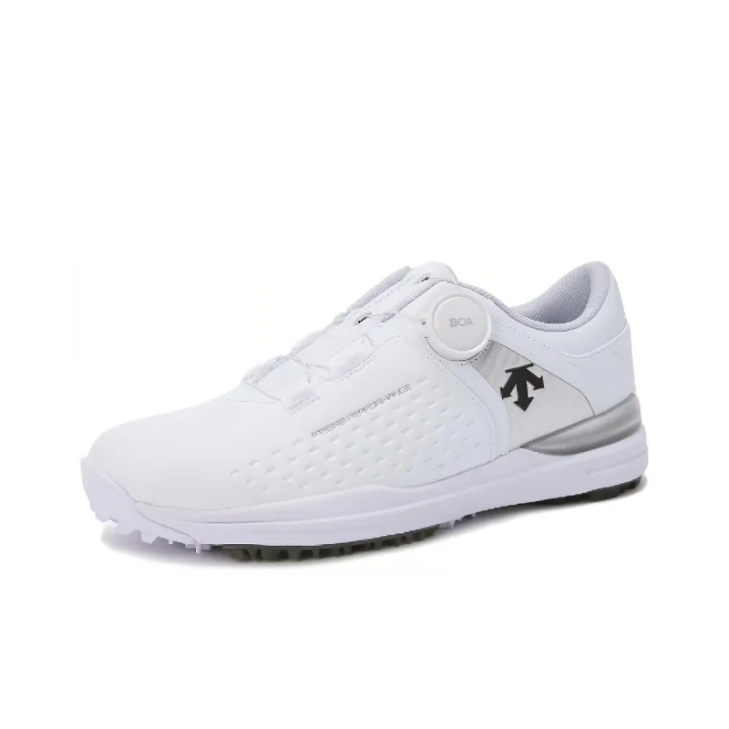 DESCENTE Cushioning Low Top Golf Shoes Women's White-2
