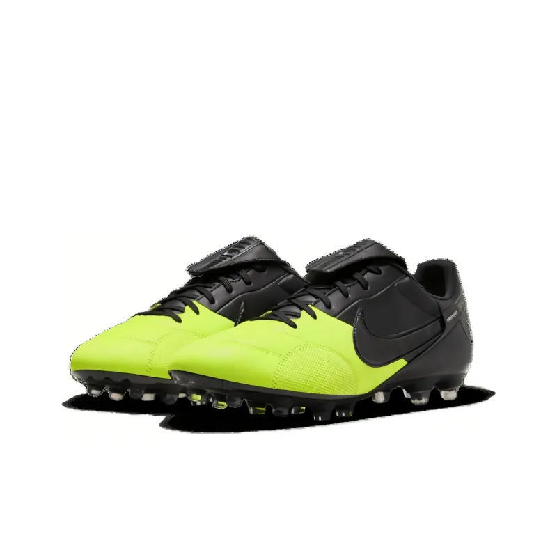 Nike Premier 3 Firm Ground Soccer Cleats 'Black Green'-2