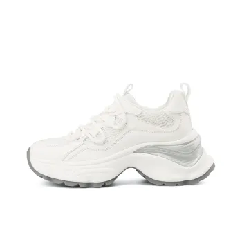 Rosa Bianca Cushioning Anti Slip Wear Resistant Breathable Height Increasing Low Top Chunky Sneakers Women's