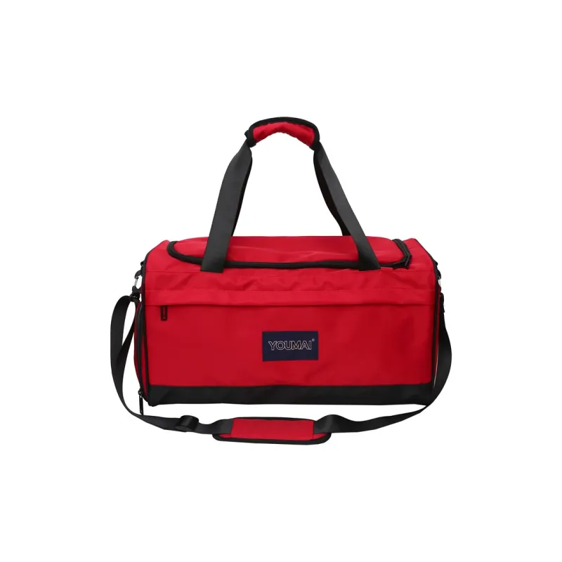 NIGEER Nylon Gym Bag Large Size Unisex Black/Dark Gray/Pink/Red/Green/Khaki/Blue-6