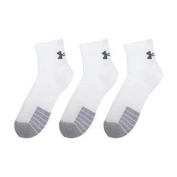 Under Armour Ankle Socks Unisex 3 Pack White