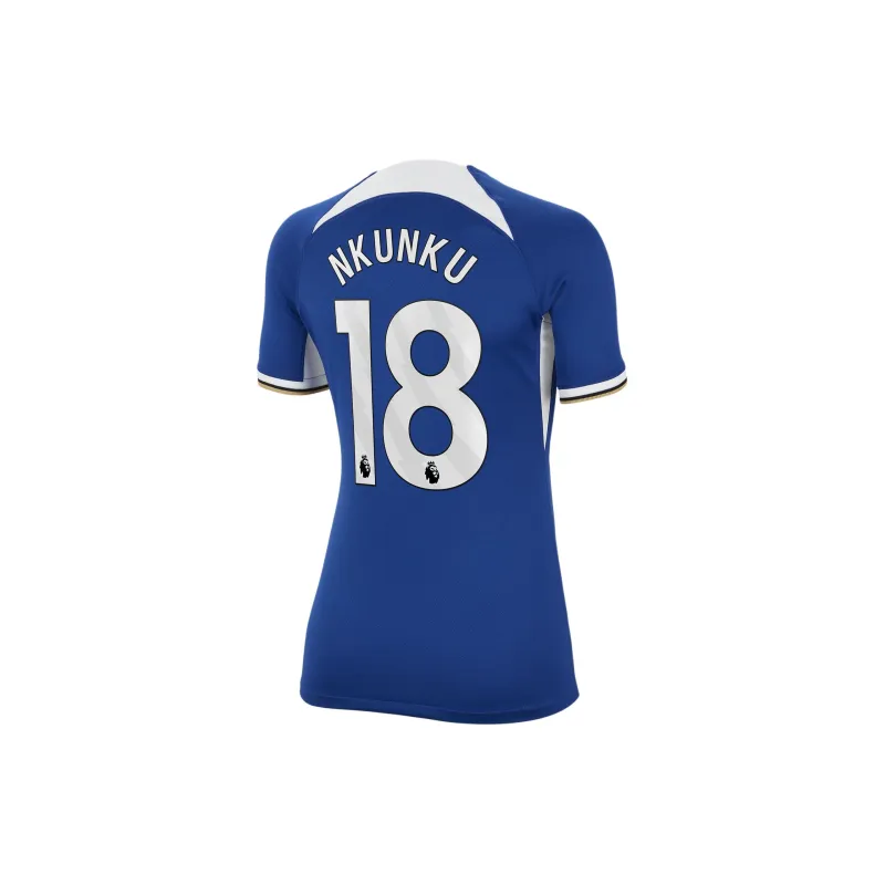 Nike Christopher Nkunku Chelsea 2023/24 Stadium Home Soccer Jerseys Women's Blue-1