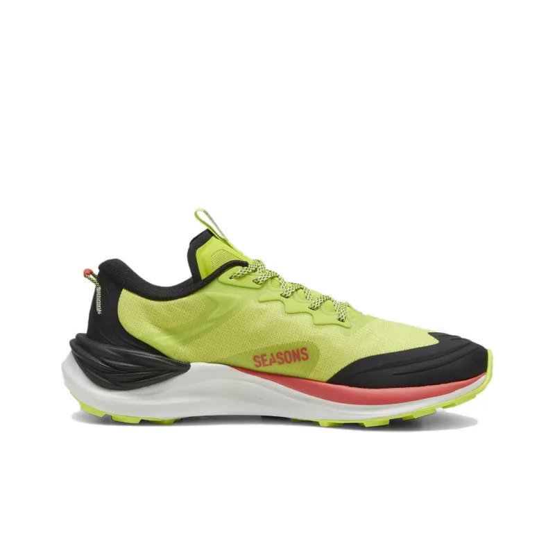 PUMA Electrify Nitro Slip Resistant Running Shoes Men's Green Black-1