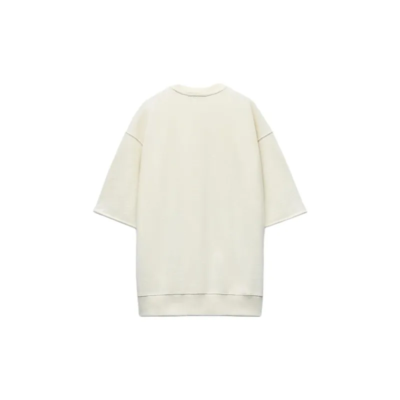 ZARA Sweatshirts Women's White-1