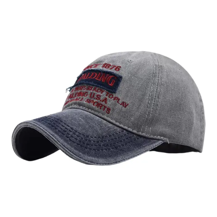 Fishing For Bears Polyester Baseball Caps Unisex-4