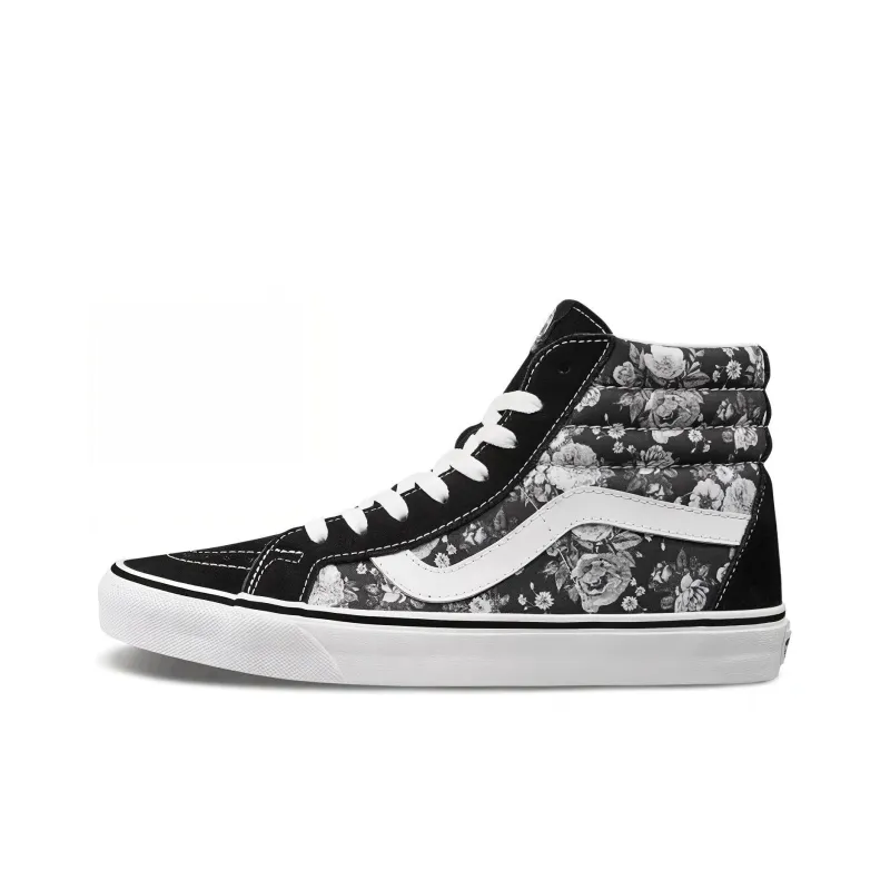 Vans SK8 HI Reissue High Top Rose Black White Unisex 'Black White'-0