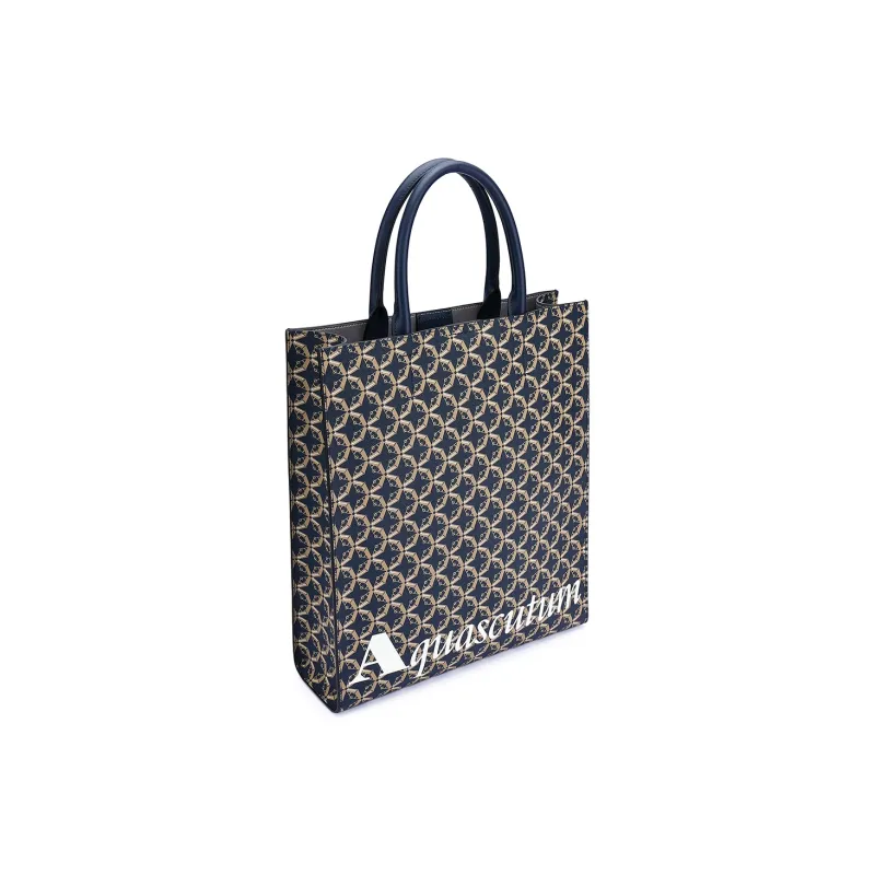 AQUASCUTUM Top Grain Cow Leather Shoulder Bag Unisex-1