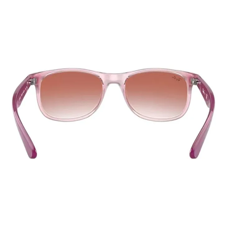 RayBan Injection Molding Square Sunglasses Kids' Pink-3