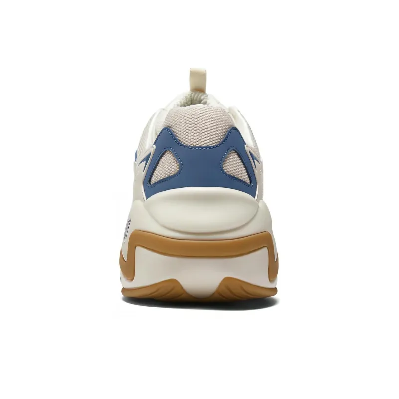 Skechers D'LITES HYPER BURST Running Shoes Men Low Top White Blue-3