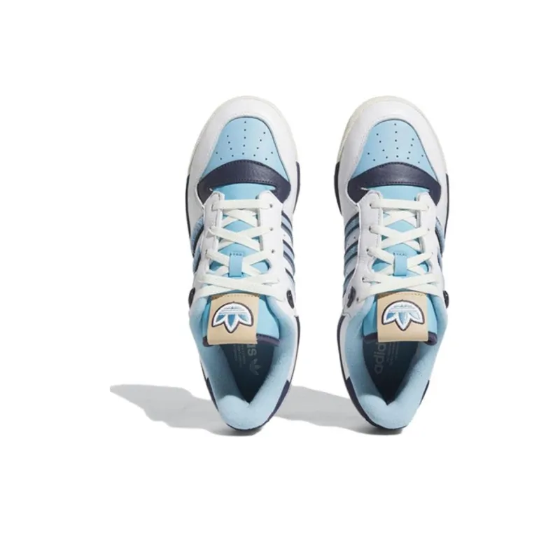 Adidas Rivalry Low 86 Cloud White Clear Blue Shadow Navy-3