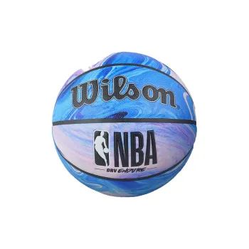 Wilson PU NBA DRV ENDURE Tie Dye Basketball, Butyl Liner, With Anti Counterfeit Code Blue Size 7 Training Unisex