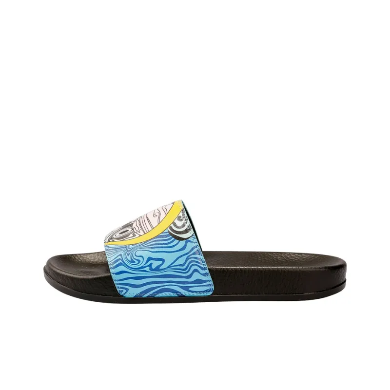 HOTMARZZ Slide Slippers Unisex Black/White-2