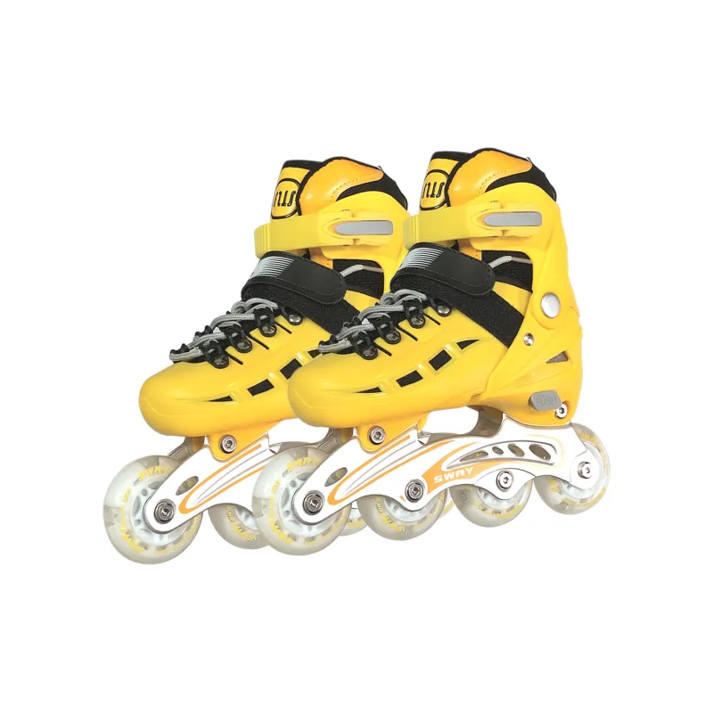 Sway China-Chic Roller Skates Fashion Casual Inline Skate Unisex Dynamic Yellow Snow Mountain White-3