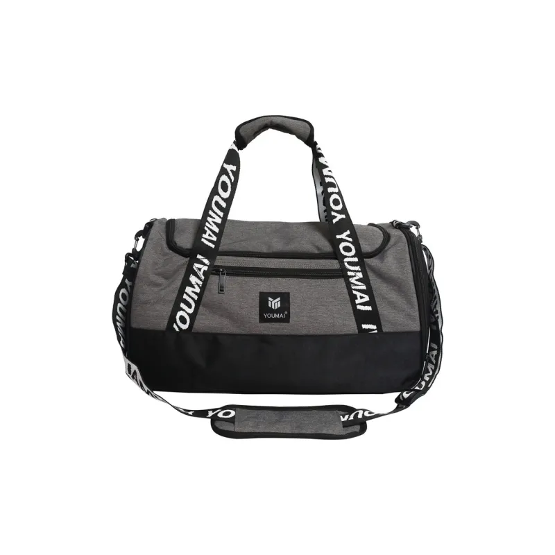 NIGEER Oxford Gym Bag Medium Size Unisex Black/Purple/Pink/Brick Red/Gray/Blue-15