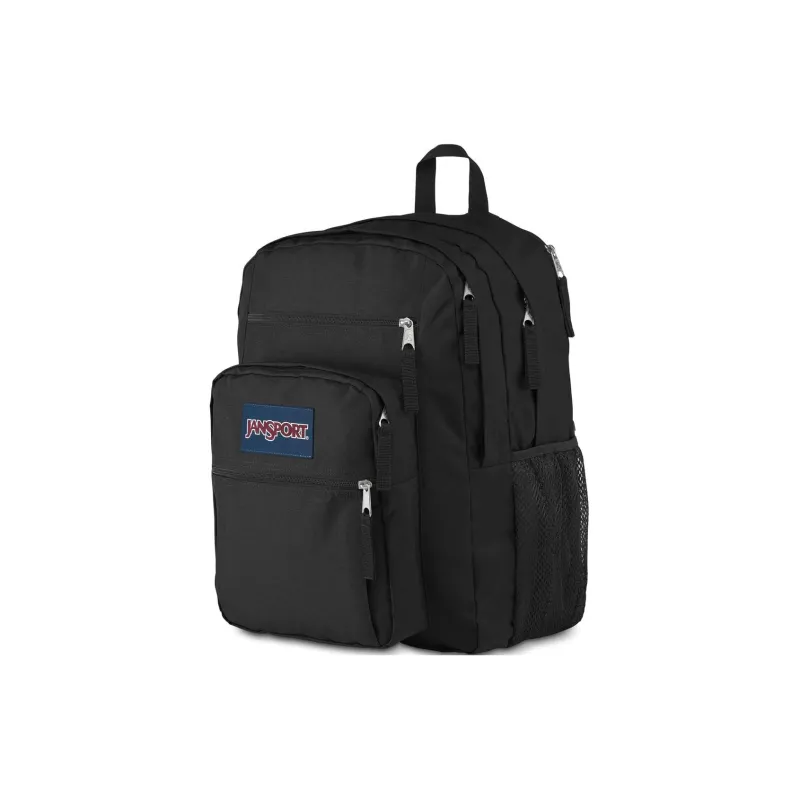 JanSport Recycled Polyester Backpack Unisex Black-1