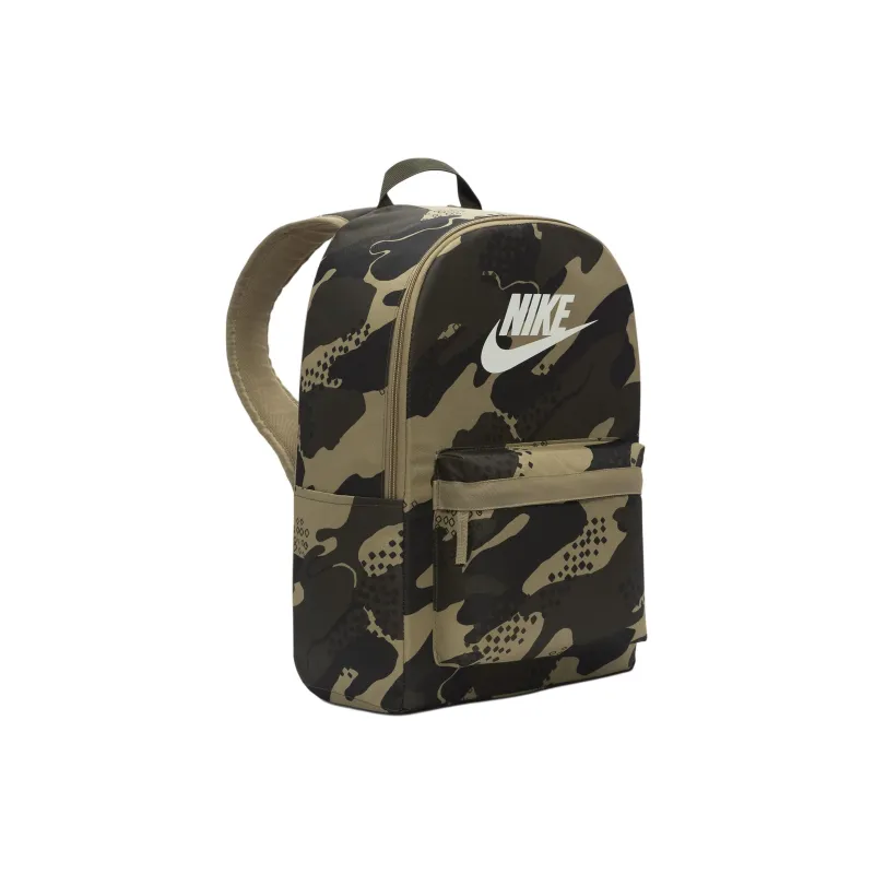 Nike Heritage Recycled Nylon Backpack Regular Men's Unisex Olive & Khaki & Sailboat-1