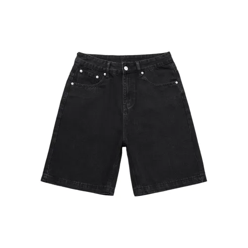 GTRG Denim Shorts Men Black