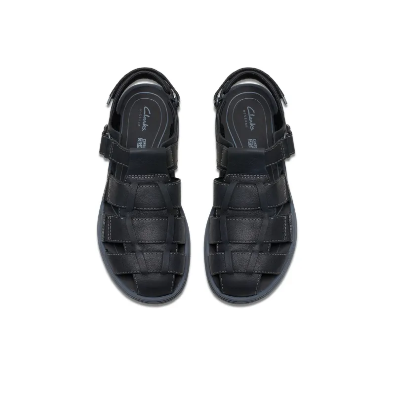 Clarks Beach Sandals Men Black-2