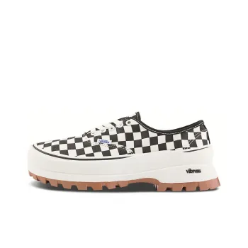 Vans Authentic Vibram Anti Slip Wear Resistant Low Top Canvas Shoes Unisex Black White