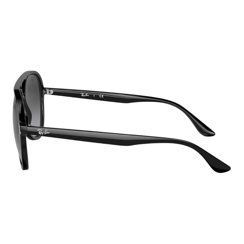 RayBan Injection Molding Aviator Sunglasses Men's Black-4