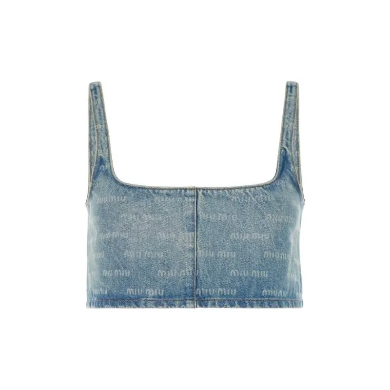 MIU MIU Camisoles Women's Sapphire Blue-1