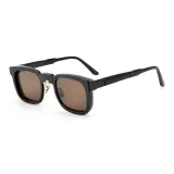MASKEN4 Black Sunglasses Tea Brown