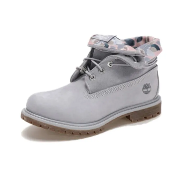 Timberland Roll Top Outdoor Boots Women's Medium Gray-2