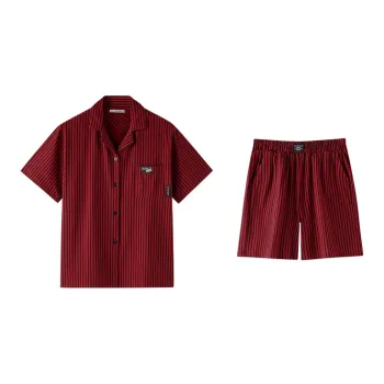 MEITENG Pajama Set Women's Burgundy