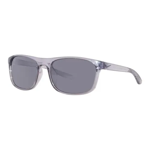 Nike Injection-Molded Plastic Rectangular Sunglasses Men's Gray
