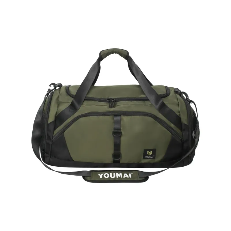 NIGEER Nylon Gym Bag Medium Size Unisex Turquoise/Army Green/Pink/Black/Red/Yellow/Khaki-3