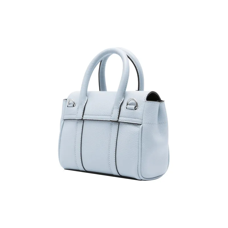 Mulberry Bayswater Calfskin Portable Crossbody Bag, Shoulder Bag Women's Light Blue-2