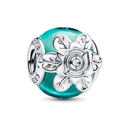 Pandora 925 Sterling Silver Pendants Women's Blue-1