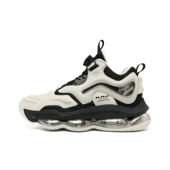 N·HOT Slip Resistant Breathable Height Increasing Low Top EVA Air Cushion Rubber Casual Running Shoes Men's