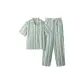 Pale Green Stripes