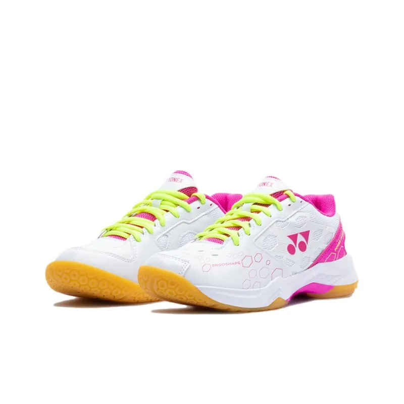 YONEX Cushioned Slip Resistant Low Top Badminton Shoes Unisex Pink-3