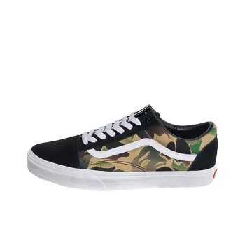 Vans Bape X Vans Old Skool Cortex Limited Black Camouflage 'Black'